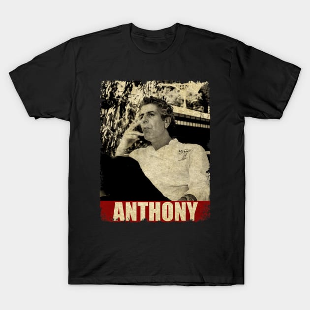 Anthony Bourdain - RETRO STYLE T-Shirt by Mama's Sauce